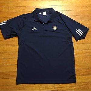 Norte Dame adidas ClimaCool Polo Shirt